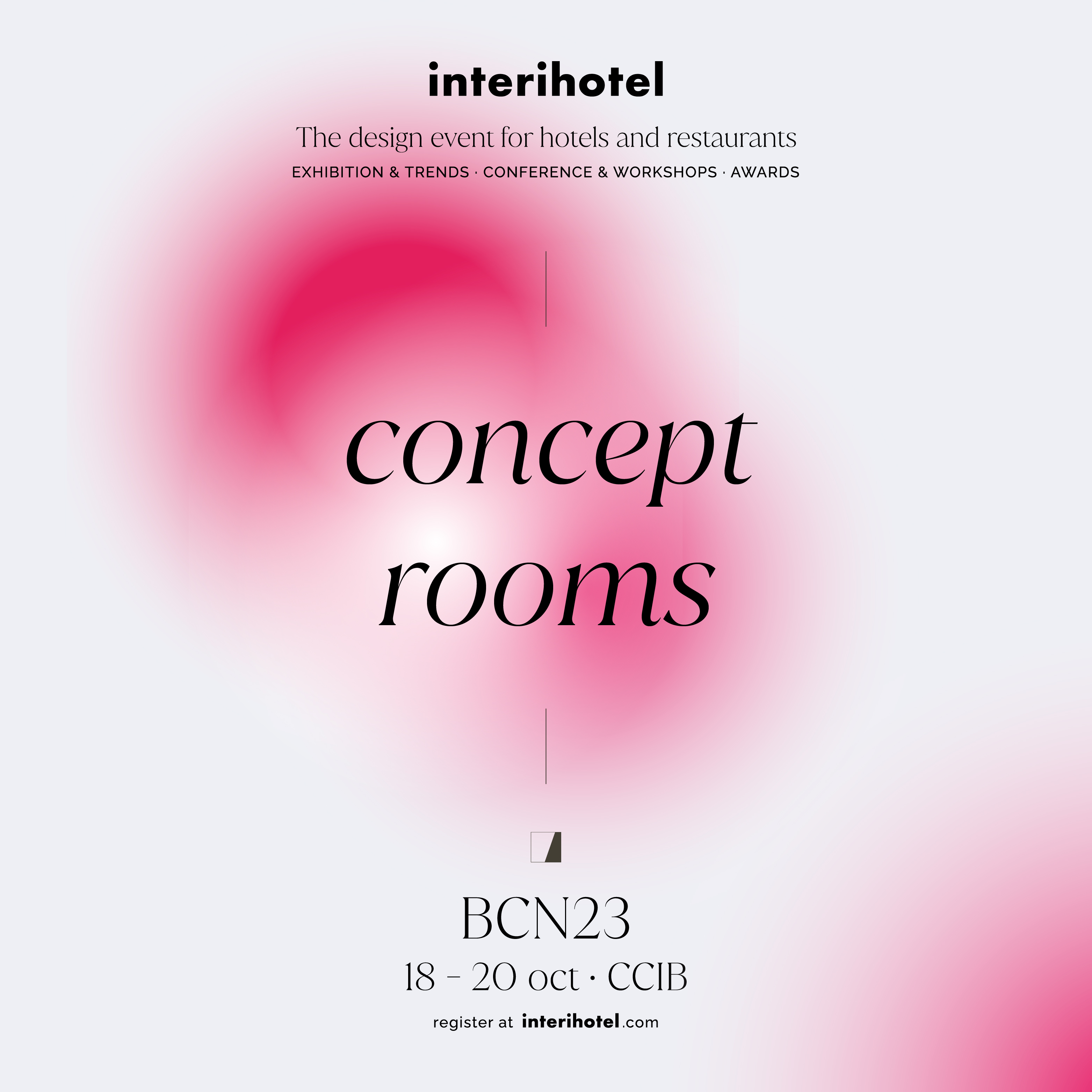 Presenta tu marca a 2 estudios de interiorismo TOP que diseñarán las Concept Rooms de interihotel