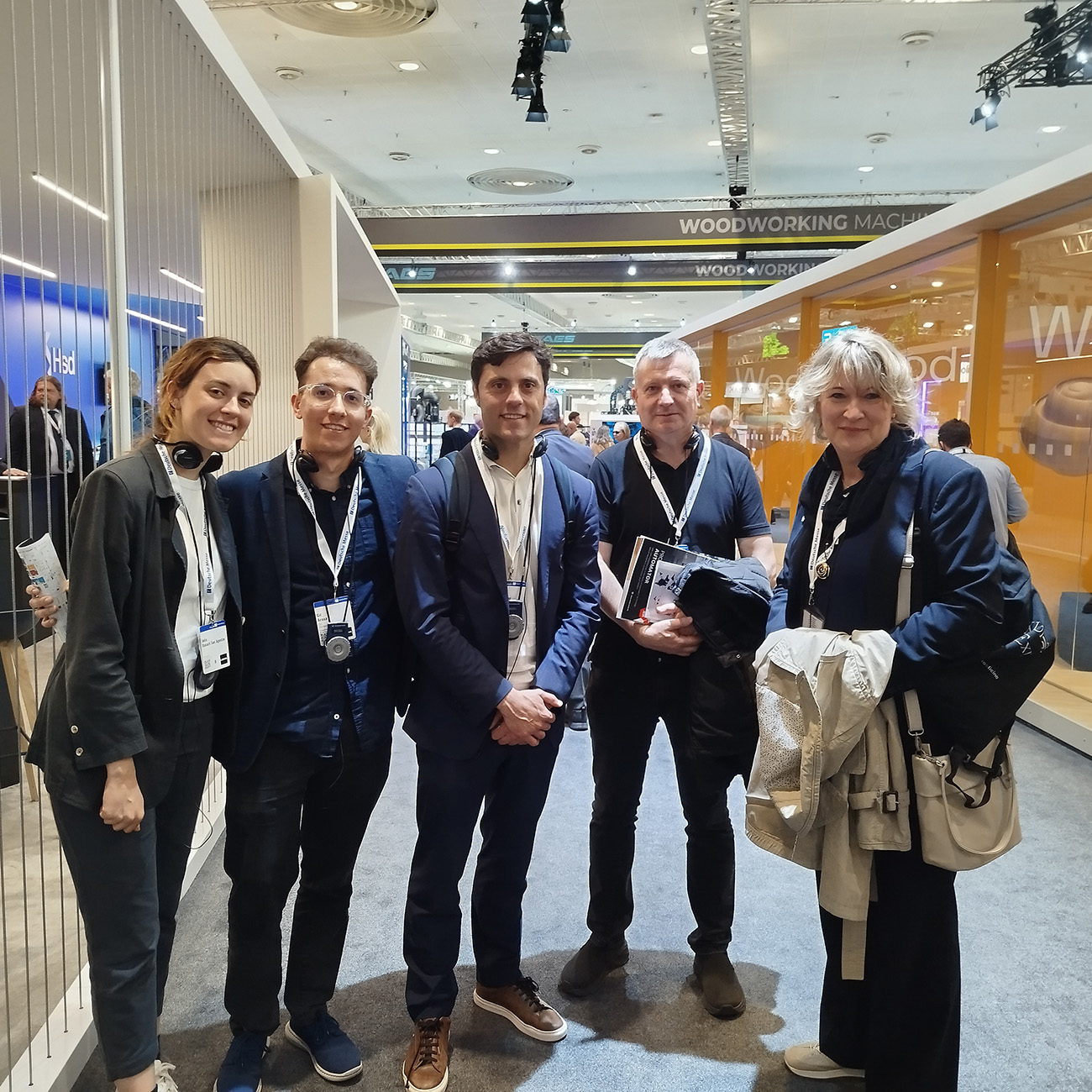 Socios de AMBIT visitan la feria Ligna en Hannover