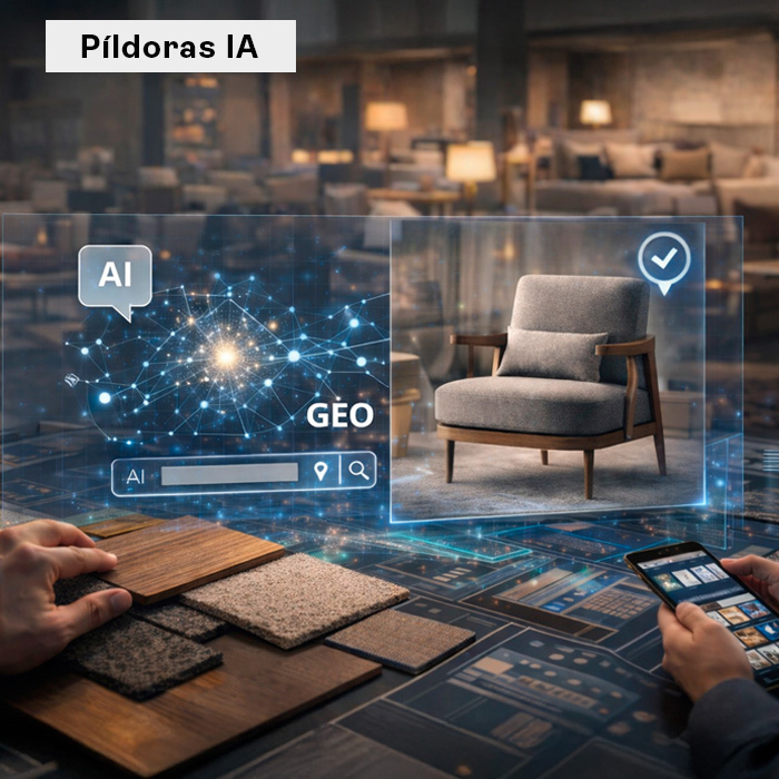 Posiciona tu marca en la IA Generativa para empresas hábitat y contract