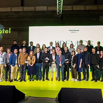 Egger, Tarimatec, Farrás Home, Noé Prades, Atelier du Pont & Diego Gronda, ganadores de los premios interihotel MAD24